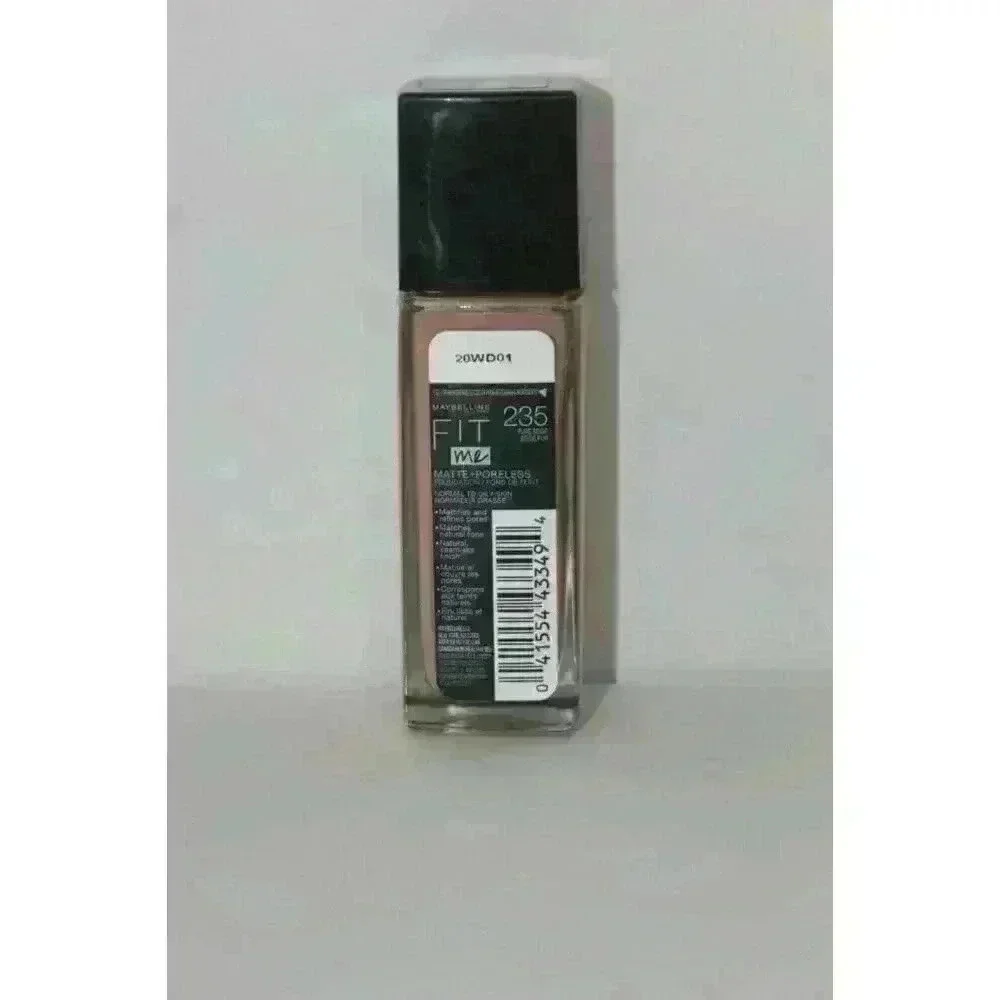 Maybelline Fit Me Matte & Poreless Liquid Foundation Makeup -‎ 235 Pure Beige